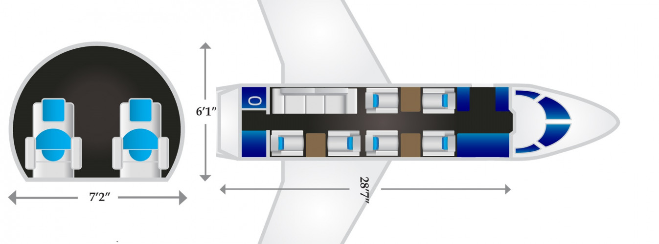 Jet privato Bombardier Challenger 350